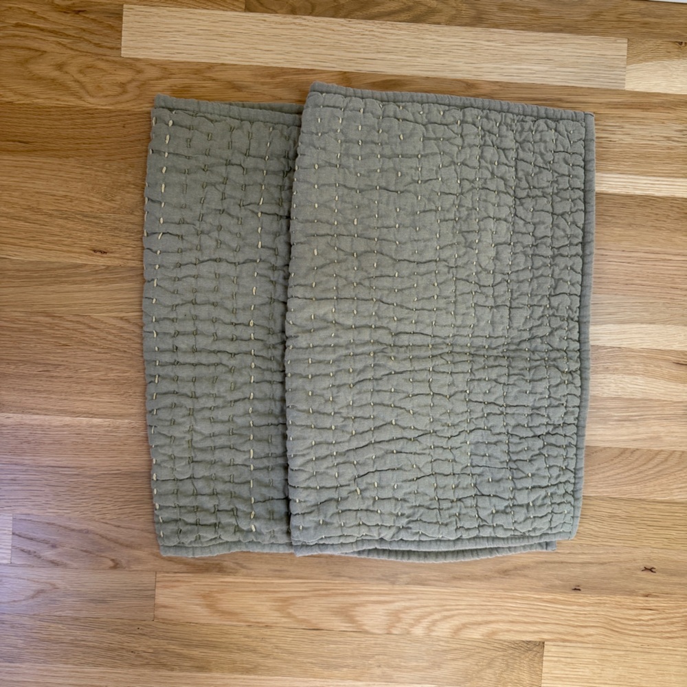 Quince quilted pillow shams (2)